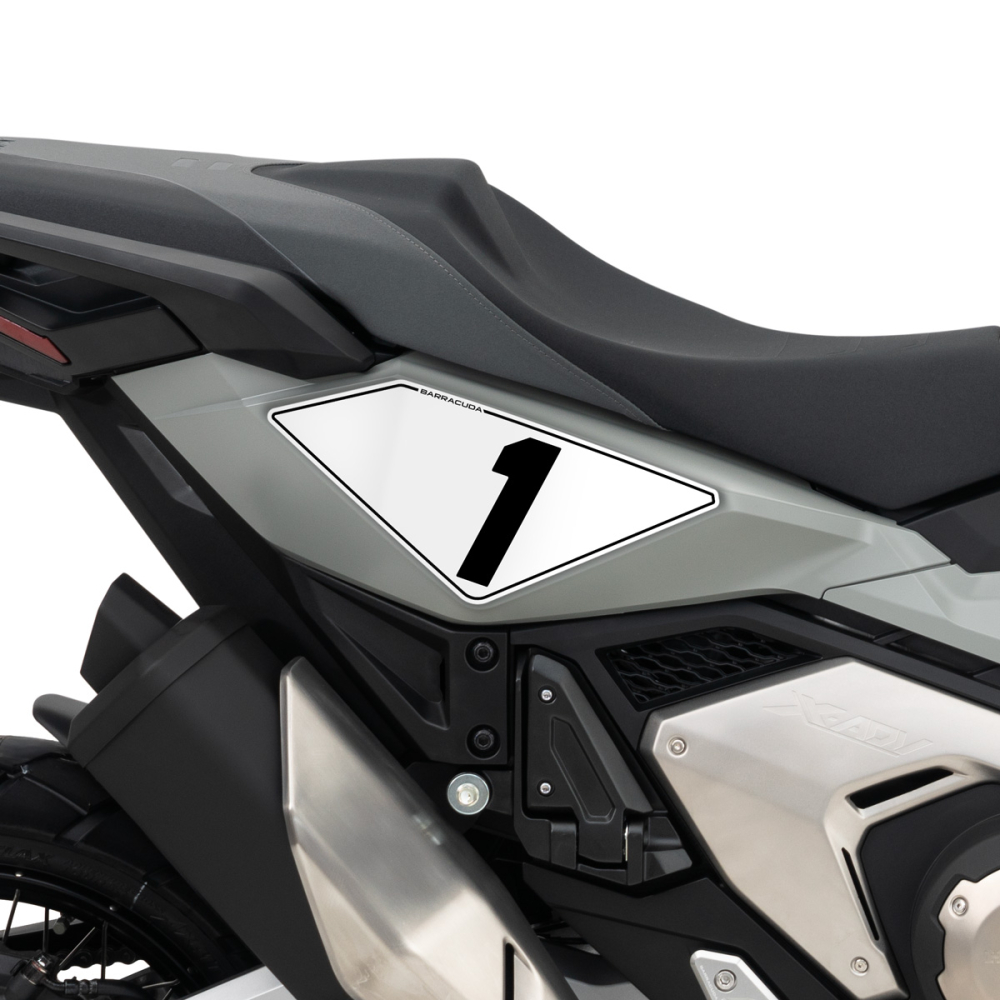Sticker cu numar-lateral