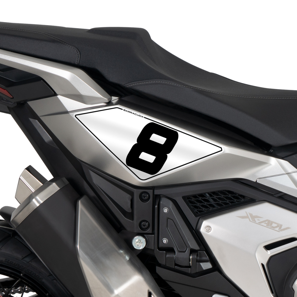 Sticker cu numar-lateral